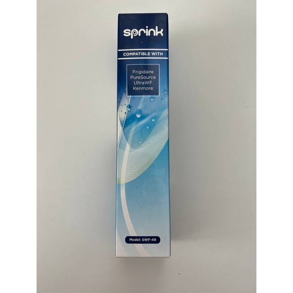 BNIB Sprink Frigidaire PureSource Kenmore Refrigerator Water Filter SWF-49 - Picture 1 of 6
